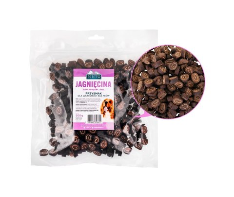 PETITTO - Sushi Jagnięcina z Rybą - przysmak dla psa - 500g PETITTO - Sushi Jagnięcina z Rybą - przysmak dla psa - 500g