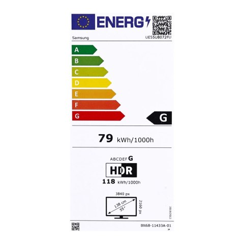 Telewizor Samsung UE55U8072FUXXH LED 55'' 4K Ultra HD Tizen Q-Symphony DVB-T2 Czarny (MODEL 2025) Telewizor Samsung UE55U8072FUXXH LED 55'' 4K Ultra HD Tizen Q-Symphony DVB-T2 Czarny (MODEL 2025)