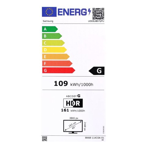 Telewizor Samsung UE65U8072FUXXH LED 65'' 4K Ultra HD Tizen Q-Symphony DVB-T2 Czarny (MODEL 2025) Telewizor Samsung UE65U8072FUXXH LED 65'' 4K Ultra HD Tizen Q-Symphony DVB-T2 Czarny (MODEL 2025)