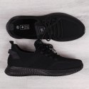 Buty sportowe tekstylne NEWS M EVE266A czarne