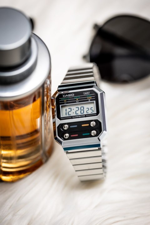ZEGAREK UNISEX CASIO VINTAGE A100WE-1AEF (zd167a) + BOX ZEGAREK UNISEX CASIO VINTAGE A100WE-1AEF (zd167a) + BOX