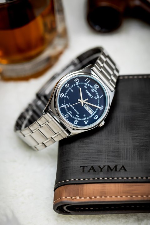 Zegarek Męski Casio Collection MTP-V006D-2B + BOX Zegarek Męski Casio Collection MTP-V006D-2B + BOX