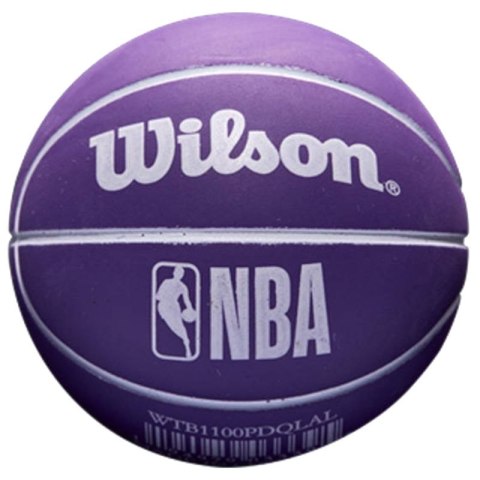 Piłka do koszykówki Wilson NBA Dribbler Los Angeles Lakers Mini Ball WTB1100PDQLAL Piłka do koszykówki Wilson NBA Dribbler Los Angeles Lakers Mini Ball WTB1100PDQLAL