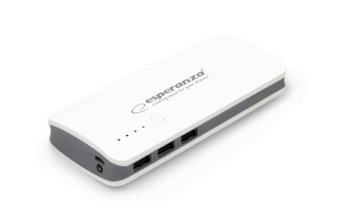 PowerBank Esperanza Radium EMP106WE (8000mAh; microUSB, USB 2.0; kolor biały) (WYPRZEDAŻ) PowerBank Esperanza Radium EMP106WE (8000mAh; microUSB, USB 2.0; kolor biały) (WYPRZEDAŻ)