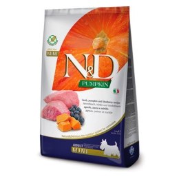 FARMINA N&D Pumpkin Lamb & Blueberry Adult Mini - sucha karma dla psa - 2.5 kg