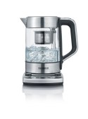 SEVERIN CZAJNIK ELEKTRYCZNY SZKŁO-STAL, REG. TEMPERATURY, SITKO DO HERBATY, AUT. PROGRAM, KONTROLER STRIX, 1,7L 3000W WK3422