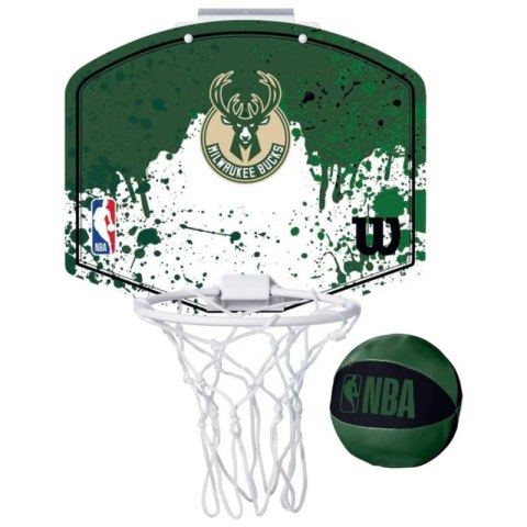 Tablica do koszykówki Wilson NBA Team Milwaukee Bucks Mini Hoop WTBA1302MIL Tablica do koszykówki Wilson NBA Team Milwaukee Bucks Mini Hoop WTBA1302MIL