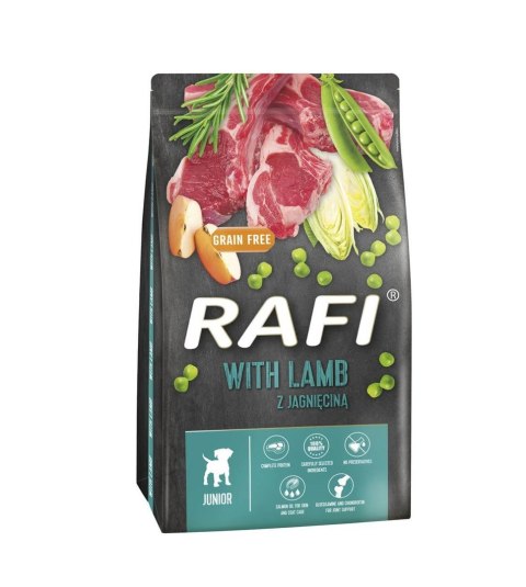 DOLINA NOTECI Rafi Junior z jagnięciną - sucha karma dla psa - 10 kg DOLINA NOTECI Rafi Junior z jagnięciną - sucha karma dla psa - 10 kg