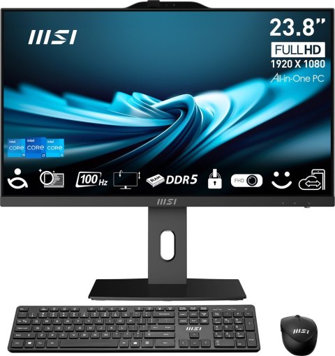 MSI AIO PRO AP242P 14M-892XEU i5-14400 23,8" IPS LED FHD Non-Touch Anti-Glare 16GB SSD500GB M.2 AX211 WiFi 6E NoOS Black MSI AIO PRO AP242P 14M-892XEU i5-14400 23,8" IPS LED FHD Non-Touch Anti-Glare 16GB SSD500GB M.2 AX211 WiFi 6E NoOS Black