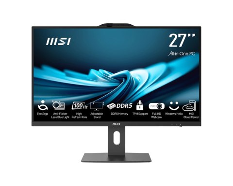 MSI AIO PRO AP272P 14M-881XEU i5-14400 27" IPS LED FHD Non-Touch Anti-Glare 16GB SSD500GB M.2 AX211 WiFi 6E NoOS Black MSI AIO PRO AP272P 14M-881XEU i5-14400 27" IPS LED FHD Non-Touch Anti-Glare 16GB SSD500GB M.2 AX211 WiFi 6E NoOS Black