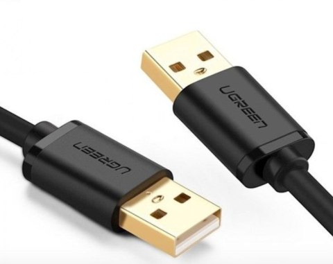 Ugreen kabel USB 2.0 (męski) - USB 2.0 (męski) 2m (czarny) Ugreen kabel USB 2.0 (męski) - USB 2.0 (męski) 2m (czarny)