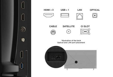 Telewizor TCL 55V6C DLED 55'' 4K Ultra HD Google TV Dolby Atmos DVB-T2 Metaliczny Telewizor TCL 55V6C DLED 55'' 4K Ultra HD Google TV Dolby Atmos DVB-T2 Metaliczny