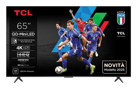 Telewizor TCL 65Q6C QD-Mini LED 65'' 4K Ultra HD Google TV Dolby Atmos DVB-T2 Metaliczny Telewizor TCL 65Q6C QD-Mini LED 65'' 4K Ultra HD Google TV Dolby Atmos DVB-T2 Metaliczny