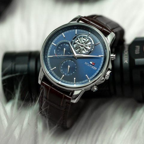 ZEGAREK MĘSKI TOMMY HILFIGER 1710629 Steward Open Heart + BOX ZEGAREK MĘSKI TOMMY HILFIGER 1710629 Steward Open Heart + BOX