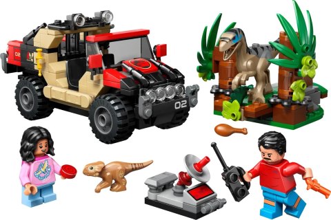 Lego 76972 Jurassic World - Ucieczka terenówką przed raptorem Lego 76972 Jurassic World - Ucieczka terenówką przed raptorem