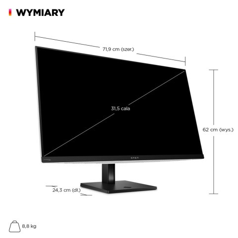 MONITOR HP OLED, UHD 31,5" OMEN Transcend 32 (9R181E9) 240Hz MONITOR HP OLED, UHD 31,5" OMEN Transcend 32 (9R181E9) 240Hz