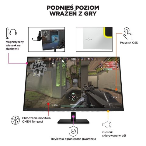 MONITOR HP OLED, UHD 31,5" OMEN Transcend 32 (9R181E9) 240Hz MONITOR HP OLED, UHD 31,5" OMEN Transcend 32 (9R181E9) 240Hz