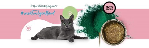 3Coty TURKEY with Spirulina for Adult cats 180g