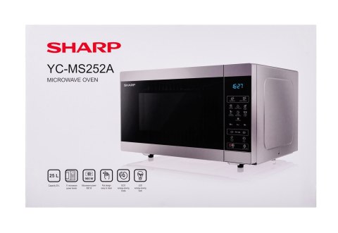 Kuchenka mikrofalowa SHARP YC-MS252AE-S Kuchenka mikrofalowa SHARP YC-MS252AE-S