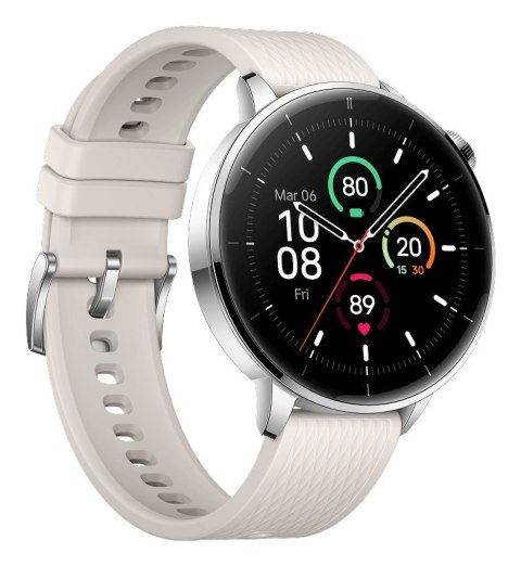 Smartwatch OnePlus Watch 3 AMOLED 43mm Srebrny Smartwatch OnePlus Watch 3 AMOLED 43mm Srebrny