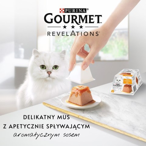 PURINA Gourmet Revelations Kurczak - mokra karma dla kota - 2x57 g PURINA Gourmet Revelations Kurczak - mokra karma dla kota - 2x57 g
