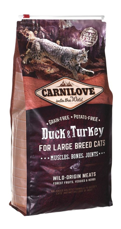 CARNILOVE CAT DUCK&TURKEY FOR LARGE BREED 6KG CARNILOVE CAT DUCK&TURKEY FOR LARGE BREED 6KG