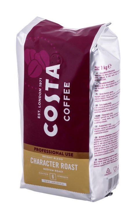 COSTA PROFESSIONAL 1KG BRIGHT BL 100% ARABICA KAWA ZIARNISTA COSTA PROFESSIONAL 1KG BRIGHT BL 100% ARABICA KAWA ZIARNISTA