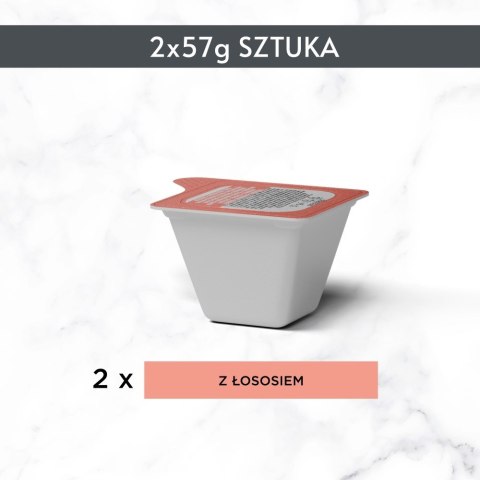 PURINA GOURMET REVELATIONS Łosoś w galaretce 2X57g PURINA GOURMET REVELATIONS Łosoś w galaretce 2X57g