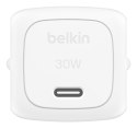 BELKIN ŁADOWARKA SIECIOWA USB-C PD 30W, MAŁA, BIAŁ