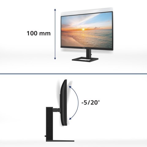MONITOR PHILIPS LED 27" 27E1N1800AE/00 MONITOR PHILIPS LED 27" 27E1N1800AE/00