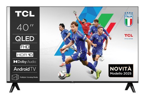 Telewizor TCL 40S59K QLED 40'' Full HD Android TV Dolby Digital Plus DVB-T2 Metaliczny Telewizor TCL 40S59K QLED 40'' Full HD Android TV Dolby Digital Plus DVB-T2 Metaliczny