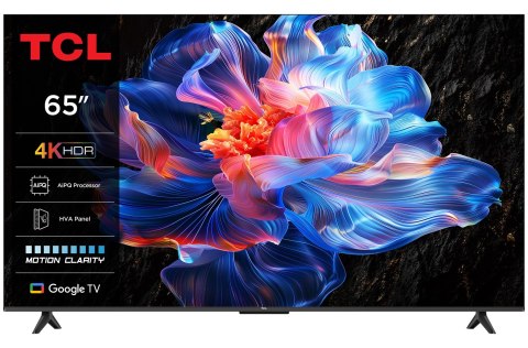 Telewizor TCL 65P69K LED 65'' 4K Ultra HD Google TV Dolby Atmos DVB-T2 Czarny Telewizor TCL 65P69K LED 65'' 4K Ultra HD Google TV Dolby Atmos DVB-T2 Czarny