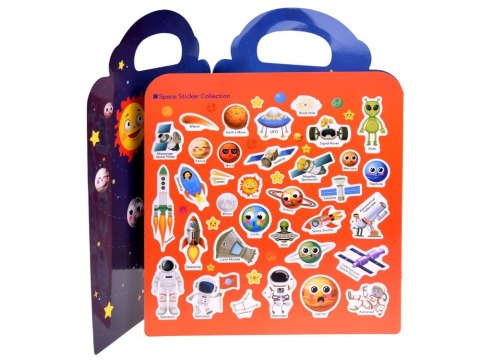 Album z naklejkami kosmos planety naklejki ZA4761