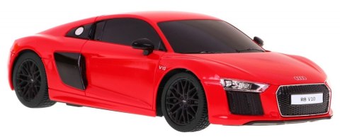 Audi R8 czerwony RASTAR model 1:24 Zdalnie sterowane auto + Pilot 2,4 GHz Audi R8 czerwony RASTAR model 1:24 Zdalnie sterowane auto + Pilot 2,4 GHz