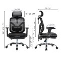 Fotel ergonomiczny ANGEL biurowy obrotowy jOkasta Szara