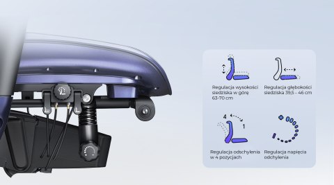 Fotel ergonomiczny gamingowy Angel GamePlus Fotel ergonomiczny gamingowy Angel GamePlus