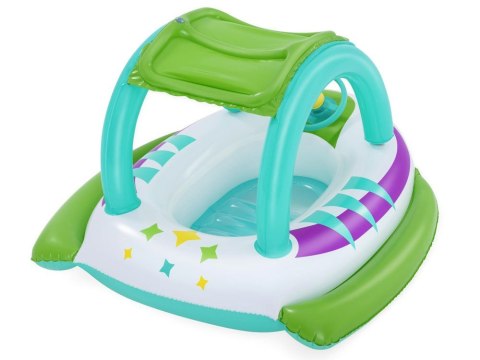 Bestway Dmuchany Ponton z daszkiem ŁÓDKA z dnem Kierownica + klakson 34149 Bestway Dmuchany Ponton z daszkiem ŁÓDKA z dnem Kierownica + klakson 34149