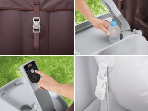 Bestway Lay-z-Spa Maldives Pro7 2025 jacuzzi WiFi aplikacja LED 5-7os 6001U