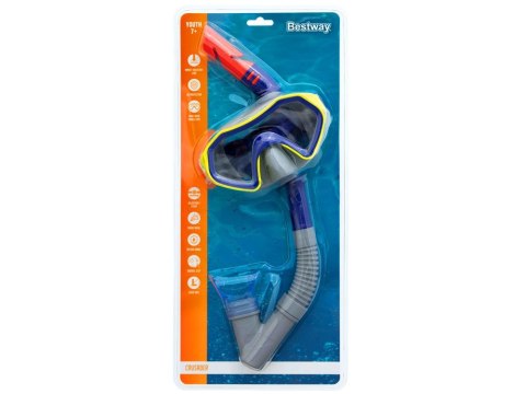 Bestway Maska z rurką do pływania nurkowania 24025 Bestway Maska z rurką do pływania nurkowania 24025