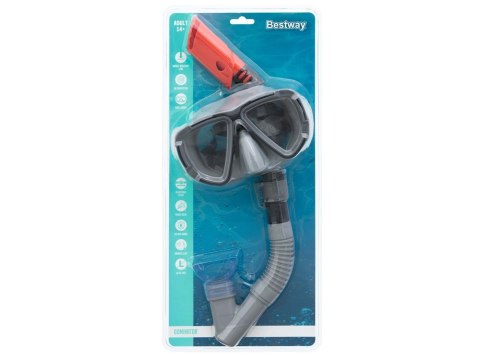 Bestway Maska z rurką do pływania snurkowania CZARNY 14+ 24029 Bestway Maska z rurką do pływania snurkowania CZARNY 14+ 24029