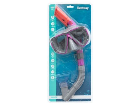 Bestway Maska z rurką do pływania snurkowania RÓŻOWY 14+ 24029 Bestway Maska z rurką do pływania snurkowania RÓŻOWY 14+ 24029