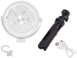 Cichy Wiatrak biurkowy Wentylator Bezprzewodowy USB 3 x nawiew ZA5609