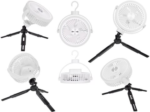 Cichy Wiatrak biurkowy Wentylator Bezprzewodowy USB 3 x nawiew ZA5609