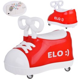 Czerwony TRAMPEK Elo :) - JEŹDZIK but Super-obrotowy + muzyka SP0813