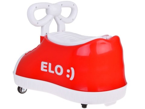 Czerwony TRAMPEK Elo :) - JEŹDZIK but Super-obrotowy + muzyka SP0813