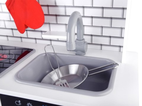 Duża kuchnia drewniana STYL SKANDYNAWSKI Światło + dźwięk AKCESORIA ZA3717