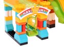 Duże kolorowe Klocki Wesołe Miasteczko Plac zabaw zjeżdżalnie 235el ZA5588
