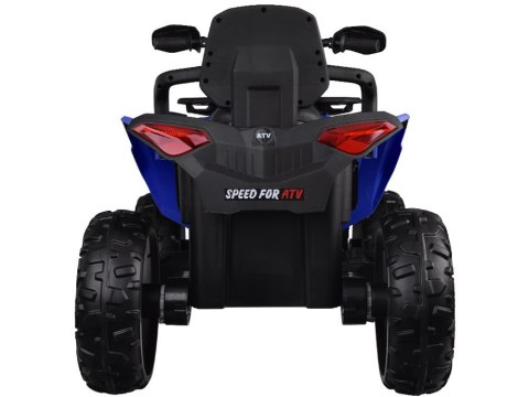 Duży quad na akumulator dla dziecka 4x4 PA0328 Niebieski