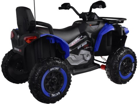 Duży quad na akumulator dla dziecka 4x4 PA0328 Niebieski
