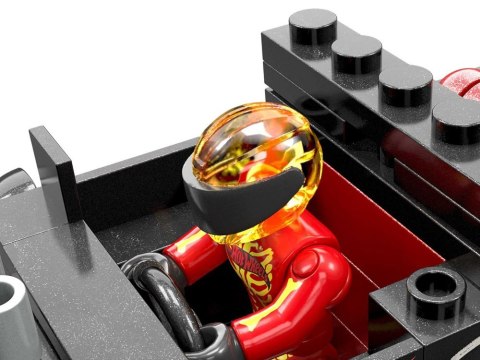 Hot Wheels Monster truck kaskaderskie klocki 151ele auto + rampa ZA5996